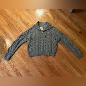 Women’s gray sweater lucky brand size medium